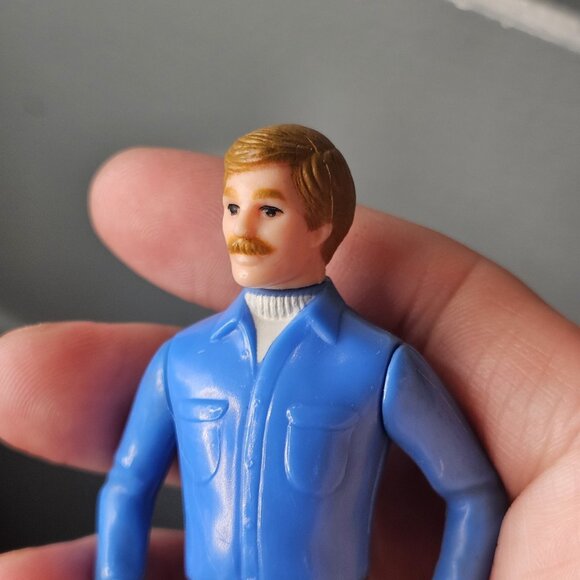 VTG Tomy Smaller Homes Home Dollhouse Dad Man Figure Hong Kong 4.25" - Picture 2 of 16